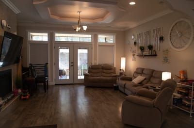 Bright and inviting common area with comfortable seating