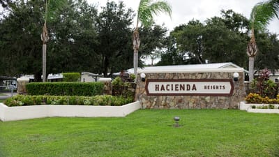 Exterior sign of Hacienda Heights Retirement Community