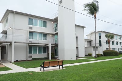 Exterior view of Gateway Terrace Senior Apartments