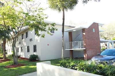 Exterior view of St. Elizabeth Gardens building