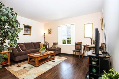 Cozy interior of a resident living room