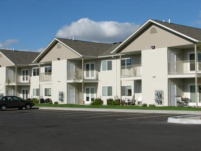 Exterior view of Rosslare Senior Apartments