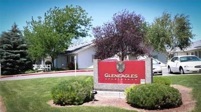 Exterior view of Gleneagles Senior Community entrance