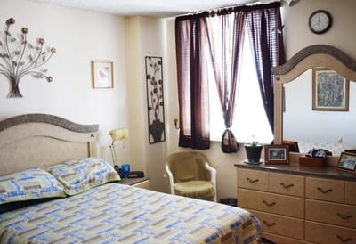 Cozy private resident room with decor