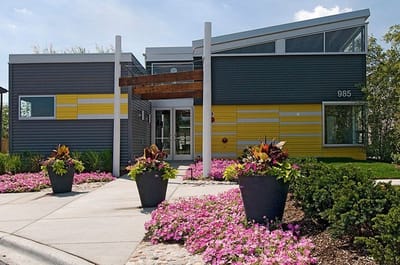Exterior view of Village Park of Hoffman Estates
