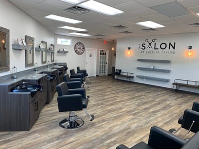 Interior of a beauty salon at Leisure Living