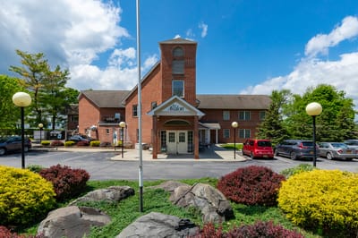 Exterior view of the assisted living facility
