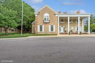 Exterior view of The Terrace Apartments building
