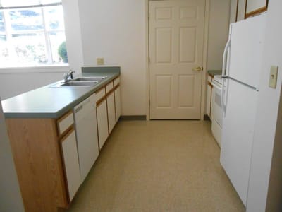 A clean kitchen area with appliances
