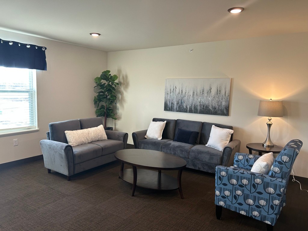 Cozy common area with comfortable seating