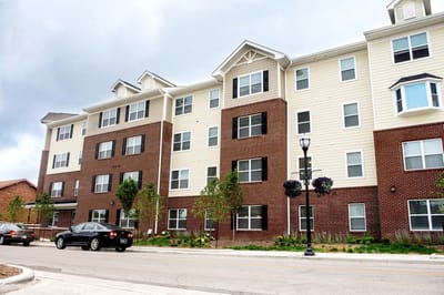 Exterior view of The Residences at Washington Street