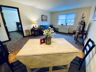 Cozy interior view of a resident's apartment
