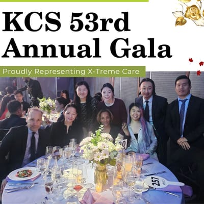 Group of people at an annual gala event