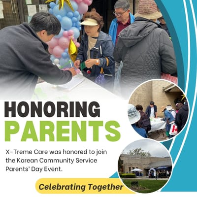 Residents celebrating at a community event.