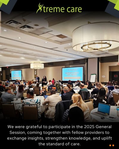 Group of people at a conference session