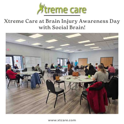 Residents participating in a social event at X-Treme Care.
