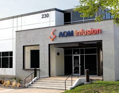 Exterior view of AOM Infusion facility.