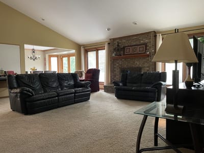 Cozy living room area with comfortable seating