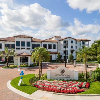Exterior view of The Residences at Monterra Commons