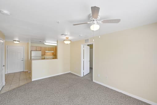 Bright interior of an apartment unit