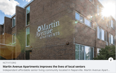 Exterior view of Martin Avenue Apartments building