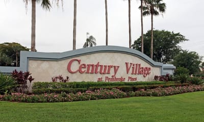 Sign for Century Village at Pembroke Pines