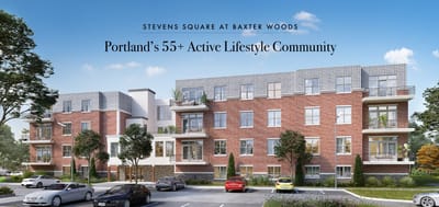 Exterior view of Stevens Square at Baxter Woods