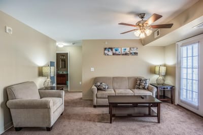 Cozy interior living room with comfortable seating