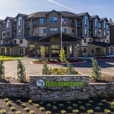 Exterior view of Bonaventure Senior Living facility