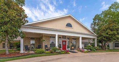 Front entrance of Antioch Valley Senior Living facility