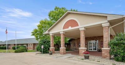 Exterior view of Antioch Valley Senior Living entrance