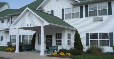 Front entrance of Antioch Valley Senior Living facility