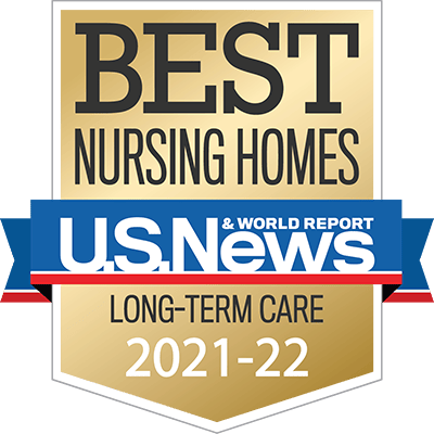 Award badge for nursing home recognition