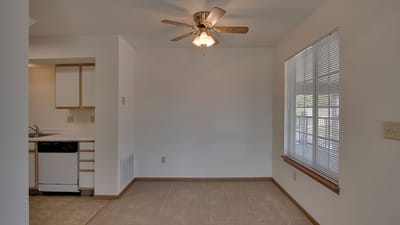 Interior view of a spacious resident room