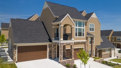 Exterior view of the Mansions at Canyon Creek Apartments