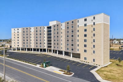 Exterior view of Magnolia Heights assisted living facility