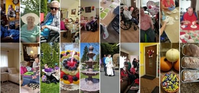 Residents enjoying activities in a vibrant community setting