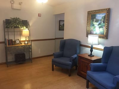 Cozy common area with comfortable seating