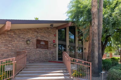 Exterior view of Heritage Court entrance