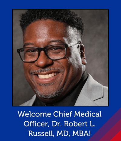 Portrait of Dr. Robert L. Russell, Chief Medical Officer.