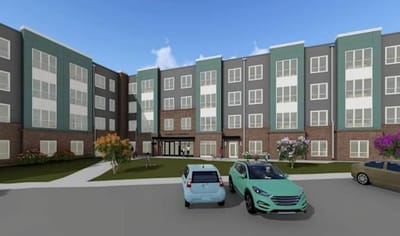 Exterior view of Park View at Ellicott City