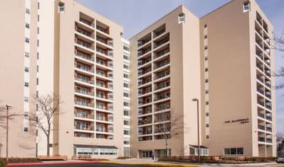 Exterior view of the facility building
