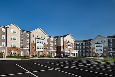 Exterior view of Merritt Station Apartments