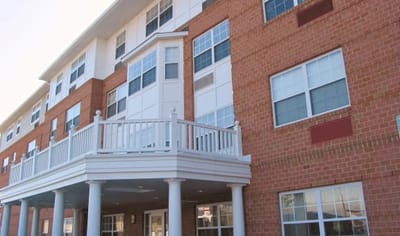 Exterior view of the assisted living facility