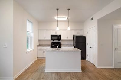 Modern kitchen setup in the facility