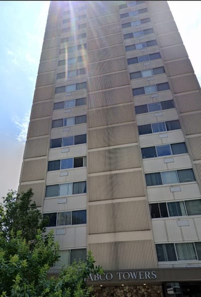 Exterior view of Tabco Towers facility