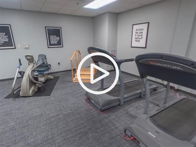 Accessibility equipment in a fitness room