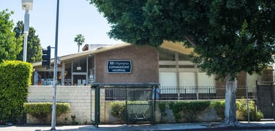 Exterior view of Olympia Convalescent Hospital building