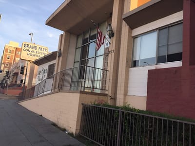 Exterior view of Grand Park Convalescent Hospital