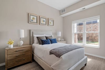 Cozy private resident room with natural light